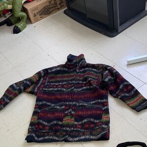 PATAGONIA SYNCHILLA  AZTEC JACKET XS BUTTON VINTAGE